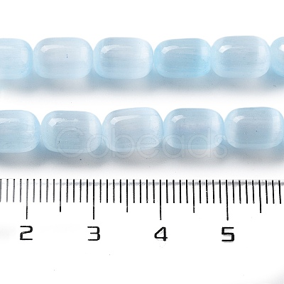 Natural Selenite Beads Strands G-F750-B-04-1