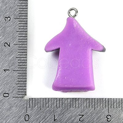 Halloween Theme Resin Pendants RESI-M046-01C-1