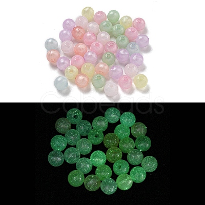 Luminous Acrylic Beads OACR-E041-18-1