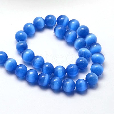 Cat Eye Beads Strands X-CE-M011-10mm-10-1