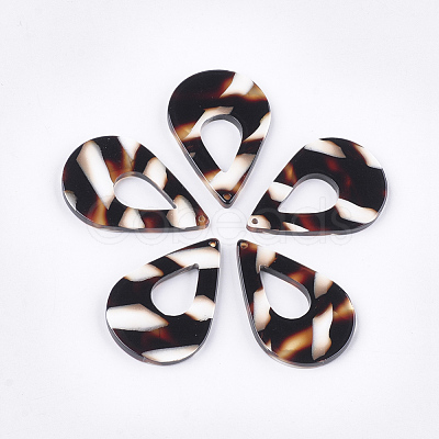 Cellulose Acetate(Resin) Pendants KY-T008-24E-1