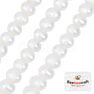 Beebeecraft 1 Strand Grade AA Natural Cultured Freshwater Pearl Beads Strands PEAR-BBC0001-15-1