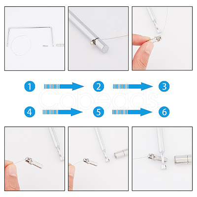 Stainless Steel String Cutter Saw Cutting Knife TOOL-WH0121-53-1