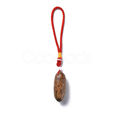 Boxwood Pendant Decorations WOOD-N010-019B-1