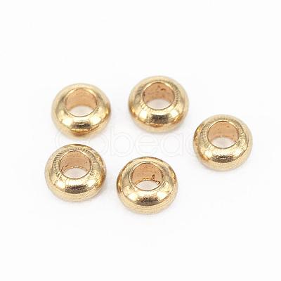 Brass Spacer Beads KK-F713-01C-1