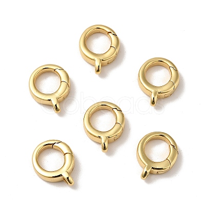 Brass Spring Gate Rings KK-J301-08G-1