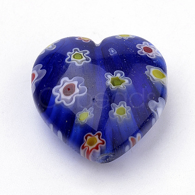 Handmade Millefiori Lampwork Beads LAMP-S187-03C-1