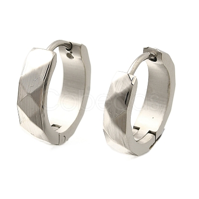 304 Stainless Steel Hoop Earrings for Women EJEW-C096-45P-1