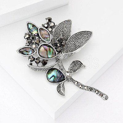 Alloy Rhinestone Brooches PW-WG16A0A-01-1