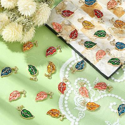 Alloy Enamel Pendants ENAM-CJ0001-40-1