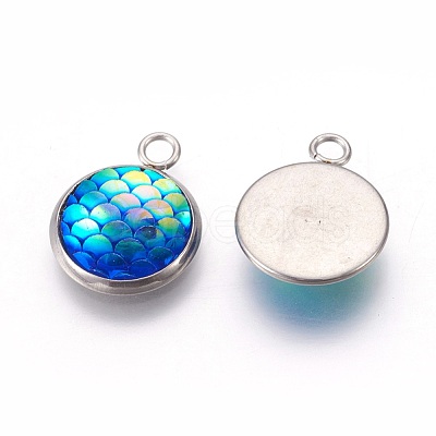 Resin Pendants X-RESI-L024-06-1