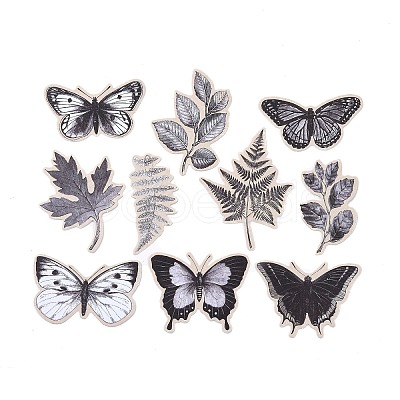 20Pcs 10 Styles Paper Self-Adhesive Stickers STIC-P011-D03-1