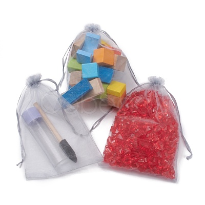 Organza Gift Bags with Drawstring OP-R016-17x23cm-05-1