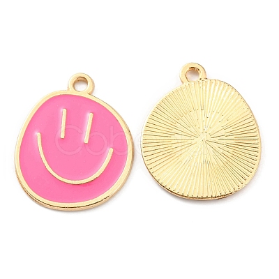 Alloy Enamel Pendants ENAM-D051-18G-04-1