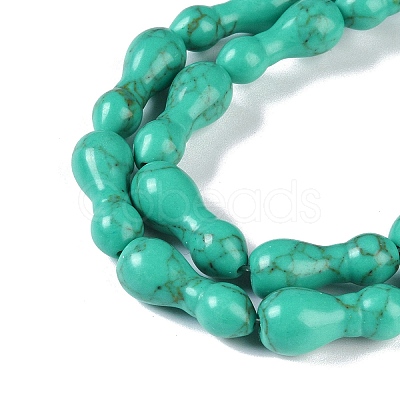 Synthetic Turquoise Beads Strands G-K362-G02-01-1