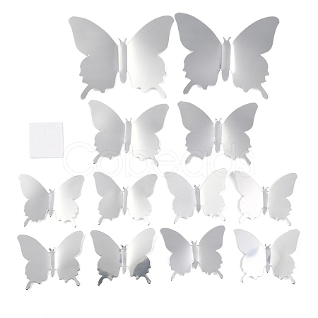 3D PLastic Mirror Wall Stickers DIY-F077-02A-1