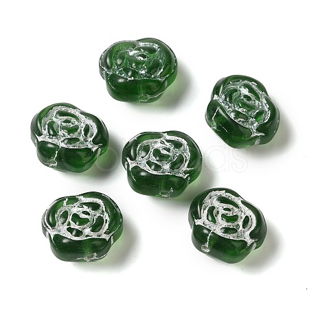 Transparent Lampwork Beads LAMP-P065-01A-15-1