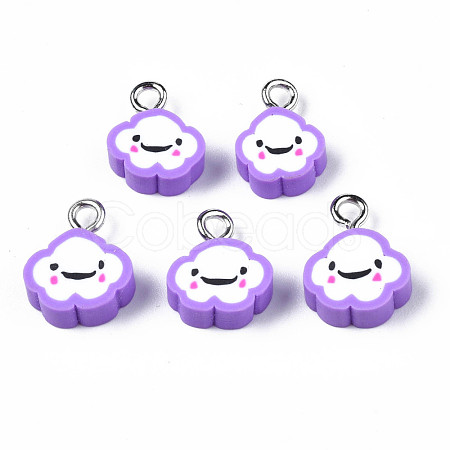 Handmade Polymer Clay Charms CLAY-N006-37B-01E-1