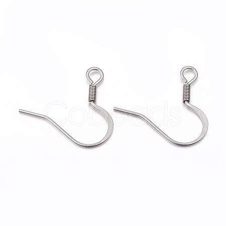 Tarnish Resistant 304 Stainless Steel French Earring Hooks STAS-P186-01P-1