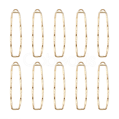 10Pcs Alloy Open Back Bezel Big Pendants PALLOY-TAG0001-01-1