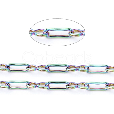 Ion Plating(IP) 304 Stainless Steel Link Chains CHS-D032-04M-1