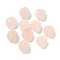 Natural Rose Quartz Carved Flower Beads, Rose, 8.5~10x10x10.5mm, Hole: 1mm