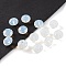 K9 Glass Imitation Austrian Crystal Beads, Faceted, Rondelle, White, 8x5~5.5mm, Hole: 1.2~1.5mm