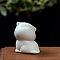 Cat Porcelain Incense Burners Holder, Aromatherapy Furnace Home Decorative, White, 30x27x35mm