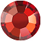 Preciosa&reg MAXIMA Crystal No Hotfix Flatback Stones, Czech Crystal, Dura Foiling, Round(438 11 615 Chaton Rose), 00030 251 Red Flame, SS16(3.8~4mm)