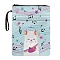 Cartoon Theme Cloth Book Covers for Paperbacks, Book Sleeves with Zipper, Rectangle, Sheep, 290x220mm