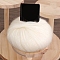 Mohair Glitter Yarn, for Weaving, Knitting & Crochet, White, 1.5~2mm, about 25g/Skein