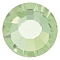 Preciosa&reg Crystal Hotfix Flatback Stones, Czech Crystal, Round(438 11 612 Chaton Rose VIVA 12 &reg), Chrysolite, SS8(2.3~2.5mm)