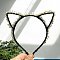 Natural Gemstone Hair Bands, Cat Eye Hair Bands, for Women Girls, 170x150mm