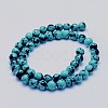 Synthetic Turquoise Beads Strands G-F531-8mm-J01-4