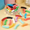 Pandahall 100Pcs 10 Colors Opaque Acrylic Beads OACR-TA0001-22-4