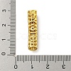 Brass Micro Pave Black Cubic Zirconia Beads KK-G493-12G-02-3