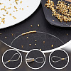 Beebeecraft 600Pcs 3 Styles Brass Spacer Beads KK-BBC0011-70G-6