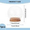 Round Glass Dome Cover DJEW-WH0043-33-2