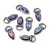 Rainbow Color Zinc Alloy Suspension Clasps FIND-WH0044-32M-2