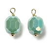 Glass Charms KK-M266-04G-03-1