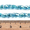 Electroplate Glass Beads Strands EGLA-D030-T4mm-B03-5