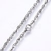 304 Stainless Steel Rope Chain Necklaces NJEW-F227-08P-07-2
