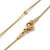 PVD Vacuum Plating 304 Stainless Steel Satellite Chains Necklace for Men Women STAS-E001-15G-2