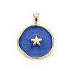 Brass Enamel Pendants KK-Q283-057E-NR-1