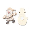 Christmas Theme Wood Pendant Decorations HJEW-P010-07-2