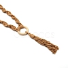 Toilet Wall Hanging Hand-Woven Rope Holder HJEW-TAC0012-10C-3