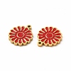 Ion Plating(IP) 304 Stainless Steel Enamel Charms STAS-F291-03G-3