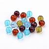 Mixed Color Round Glass Beads X-GR8mm-2