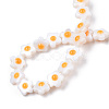 Natural White Shell Beads Strands SHEL-N003-30-4