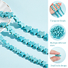 ARRICRAFT 3 Strands 3 Styles Synthetic Turquoise Beads Strands G-AR0004-69A-4